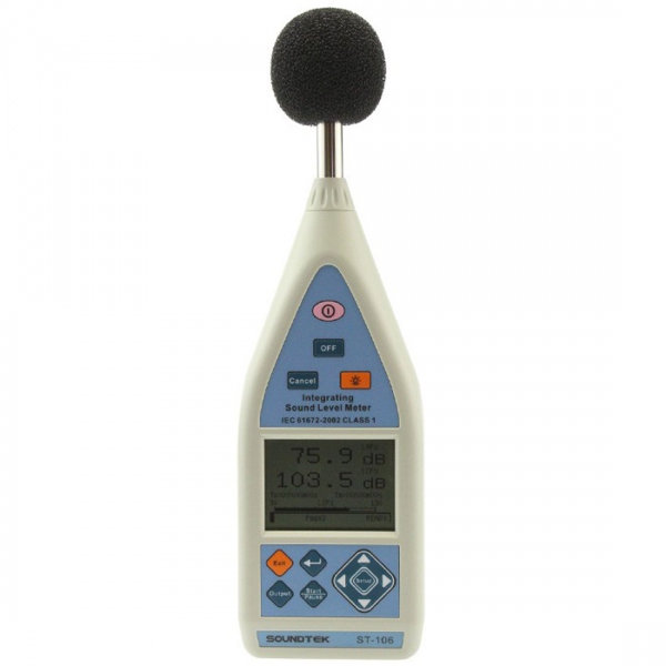 SoundTEK ST-106 Class 1 Integrating Sound Level Meter