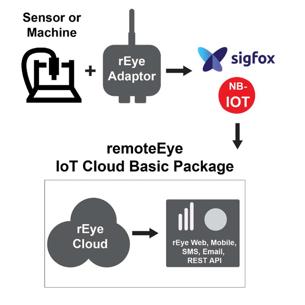 Wireless Thermometer, Hygrometer for External Probe, Sigfox IoT