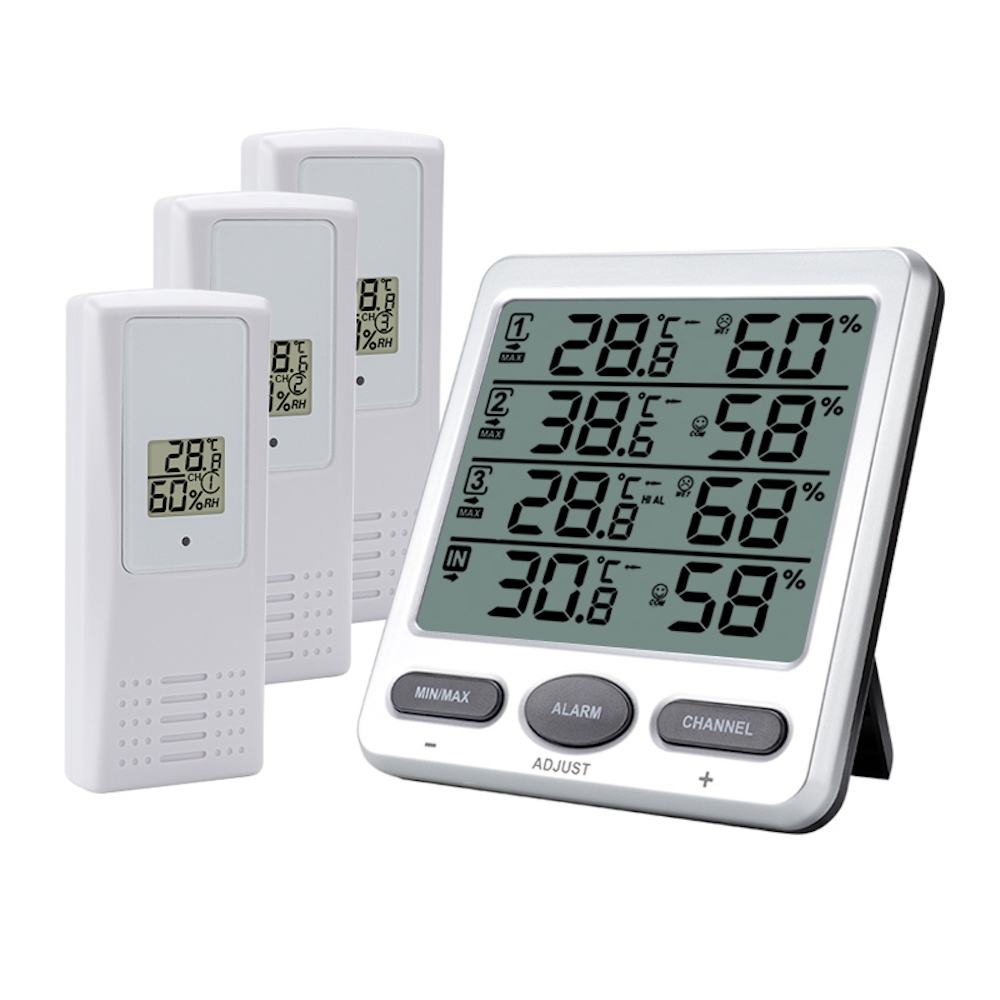 Wireless 8-Channel Thermo-Hygrometer
