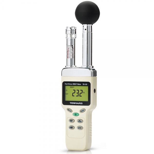 Tenmars TM-188 Heat Stress WBGT Meter with Dew-Point (DEW) & Wet bulb (WET)