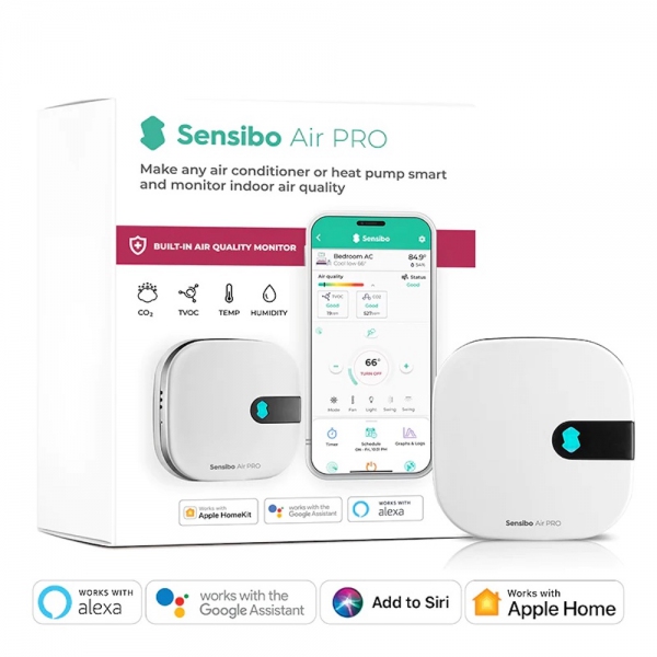 Sensibo Air PRO WIFI Smart Air Conditioning Controller & Air Quality Monitoring (Formerly AirQ)