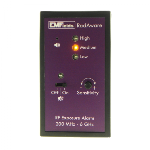 EMFields RadAware RD1 Pocket RF Radiation Alarm (200MHz to 6GHz)