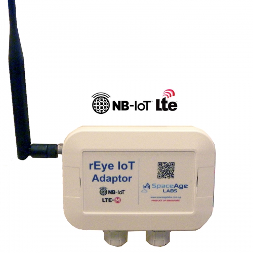 rEye NB-IoT Adaptor Interface Sensors with IoT Cloud Platform