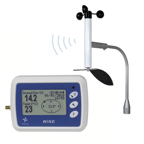 Navis WL 12/WSD Long Range Wireless Anemometer Wind Direction Wind Logger 250m