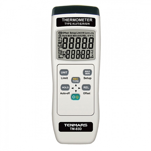 Tenmars TM-83D Single Channel K / J / T / E / R / S / N Type Thermometer Data Logger