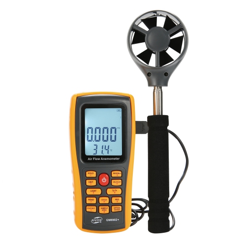 Benetech GM8902+ Digital Air Flow Anemometer with USB interface (61mm Vane)