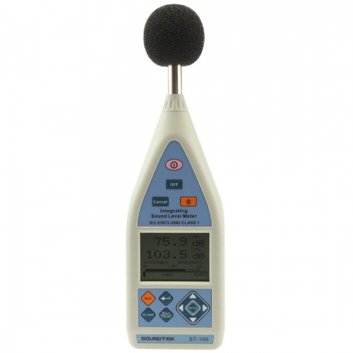 SoundTEK ST-106 Class 1 Integrating Sound Level Meter