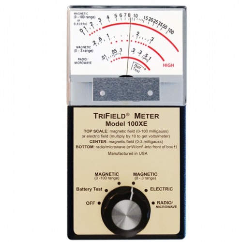 Trifield Electromagnetic Meter 3-Axis EMF Detector Model 100XE